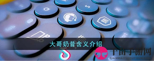 大哥奶昔含义介绍